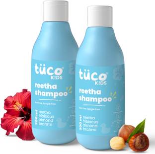 TuCo Intelligent Mild Shampoo for Kids, with Soapnut, Hibiscus to moisturize hair