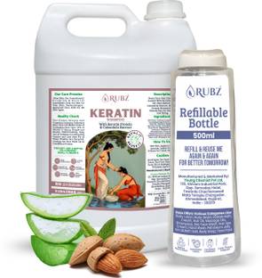 Rubz Keratin Shampoo with Conditioner 2 In 1 |Smooth and Shiny Hair
