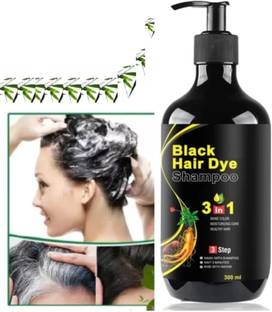 ACTIWOW natural 3 in 1 Hair Dye fast Instant Black Hair Shampoo for Women men , orienta