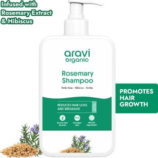 Aravi Organic Rosemary Hair Growth Shampoo - Enriched with Methi Dana & Hibiscus