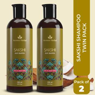 Avimee Herbal Sakshi Hair Shampoo | Deep Cleaning | Aloe, Apple Cider, Rice Protein