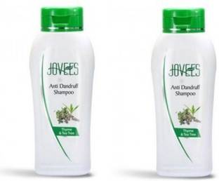 JOVEES Thyme & Tea Tree Anti Dandruff Shampoo (Pack of 2)