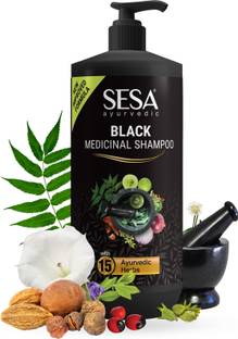 SESA Ayurvedic Shampoo for Hair Fall Control With Bhringraj and 16 Natural Herbs
