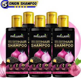 Phillauri Onion Hair Oil With Black Seed onion Shampoo Extracts Controls Hair Fall