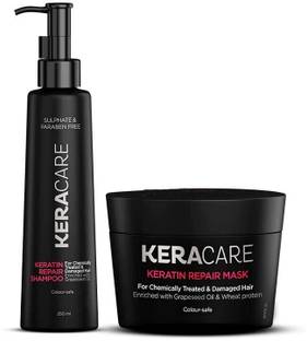 Godrej Professional Keracare Repair Shampoo 250ml + Keracare Repair Mask 250G For Girl's & Woman's