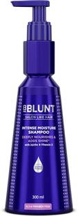 BBlunt Intense Moisture Shampoo for Dry & Frizzy Hair with Jojoba & Vitamin E
