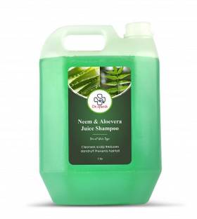 Dr.Sparsh Aloevera and neem juice shampoo For Smooth shine and longer shampoo -1Ltr Pack
