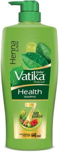 DABUR VATIKA Health Shampoo, With 7 Natural Ingredients, Controls Frizz
