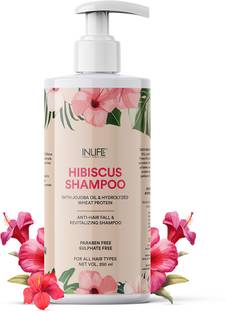 INLIFE Hibiscus Shampoo with Paraben & Sulphate Free for Women Men