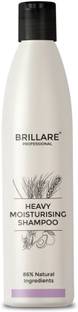 BRILLARE Heavy Moisturising Shampoo For Frizz Free, Nourished Hair | Normal to Dry Hair | Shampoo 300 ml | 100% Vegan | No Harmful Chemicals | Free From Paraben | Formaldehyde & Petroleum Wax