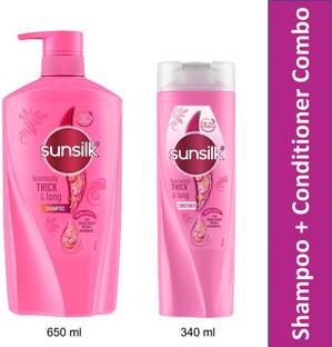 SUNSILK Lusciously Thick & Long Shampoo & Conditioner