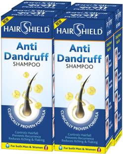 HAIRSHIELD Anti Dandruff Shampoo Travel Pack | Prevents Dandruff, Hair Fall & Flaky Scalp