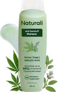 Naturali Anti Dandruff Shampoo | Up To 100% Relief with Salicylic Acid | Sulfate free