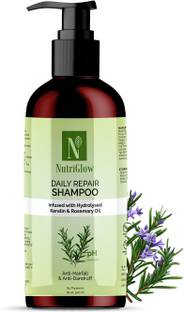 NutriGlow Daily Repair Shampoo, Anti Hair Fall, Anti-Dandruff for Healthy Hair