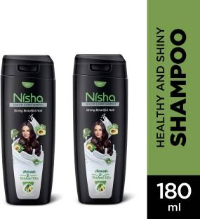 Nisha Avacado & Brahmi Oils Shampoo For Strong Beautiful Hair, 180 ML - Pack Of 2