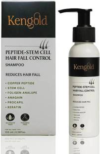 KENGOLD Natural Peptide-Stem Cell Hair Fall Control Shampoo Reduces Hair Fall & Breakage