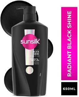 SUNSILK Radiant Black Shine Shampoo