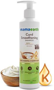 Mamaearth Curd Smoothening Shampoo with Curd & Keratin for Smooth & Shiny Hair