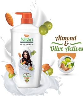 Nisha Smooth Naturally Soft Silky Hair Shampoo, 650 ML White