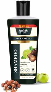 Multani Natural Amla & Reetha Hair Shampoo | Anti-Hair Fall | SLS & Paraben Free -