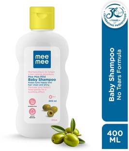 MeeMee Baby Shampoo Olive Extracts, Dermatologist Tested, Hypoallergenic, Tear Free