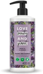 Love Beauty And Planet Argan Oil and Lavender Sulfate Free Smooth and Serene Shampoo