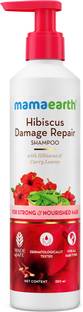 Mamaearth Hibiscus Damage Repair Shampoo With Hibiscus & Curry Leaves for Strong & Hair