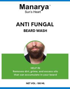 Manarya Sun's Heart Anti Fungal Tea Tree Beard Wash With Calendula & Witch Hazel