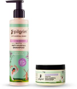 Pilgrim Spanish Rosemary & Biotin Anti-Hairfall Shampoo and Hair Mask