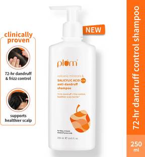 Plum Anti-Dandruff Shampoo with Volcanic Minerals & 0.5% Salicylic Acid
