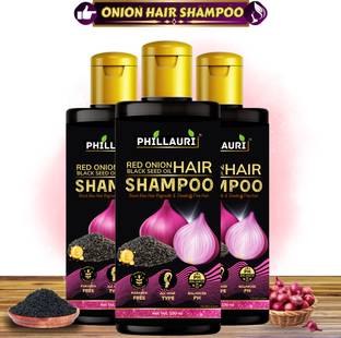 Phillauri Anti Dandruff and Silky Hair Onion Black seed Shampoo for Men & Women