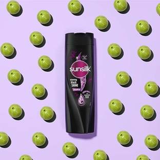 SUNSILK 180ml Stunning Black Shine Shampoo (Pack of 1)