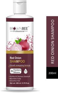 brownbee Red Onion Black Seed Oil Shampoo with Red Onion Seed Oil Extract