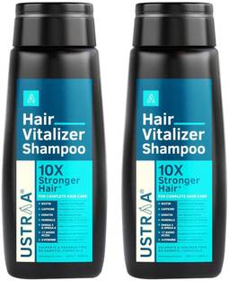 USTRAA Hair Vitalizer Shampoo-Dermatologically Tested,(250 ml) pack of 2