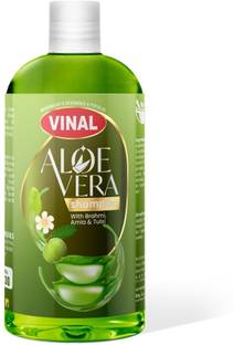 VINAL Aloevera Shampoo - 100% Herbal for Anti-Hairfall, Hair Growth & Dandruff Control