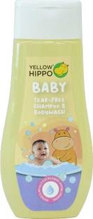 Yellow Hippo Top to Toe Baby Shampoo | Tear-Free Shampoo