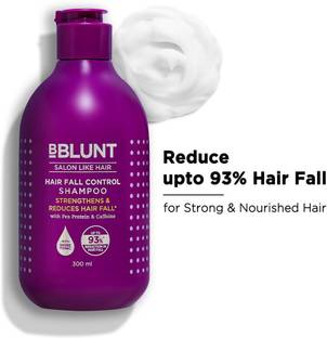 BBlunt Hair Fall Control Shampoo for Stronger with Pea Protein & Caffeine