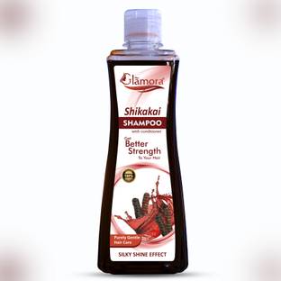 Glamora Advanced Formulated Shikakai Shampoo for Silky And Shiney Hair
