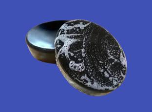 DRIDDLE charcoal soap , shampoo soap, grey hair covrage soap (100 g