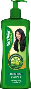 KARTHIKA Dryness Shield Shampoo | with Amla, Henna & Aloe Vera for Long & Thick Hair |