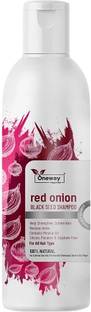 Oneway Happiness Red Onion Shampoo with Vitamin E & Rich Almond oil for Hair fall control