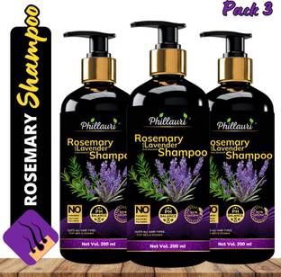Phillauri Rosemary Shampoo for Strong and Nourished Hair with Natural Herbal Goodness
