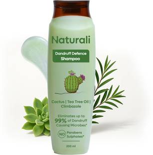 Naturali Shampoo For Dandruff | Tea Tree Oil | Sulphate & Paraben Free | For Oily Scalp