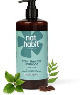 Nat Habit Rosemary Shampoo for Women & Men | Sulphate Free Dandruff & Hair Fall Shampoo