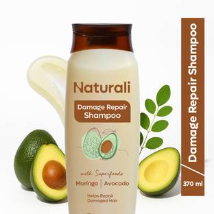 Naturali Damage Repair Shampoo | Improves Damaged Hair In 4 Uses | Avocado & Moringa Oil