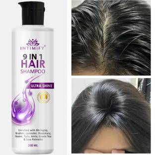 INTIMIFY 9 in 1 Hair Shampoo Reduce Hair Loss, Promote Hair Growth, For Women & Men