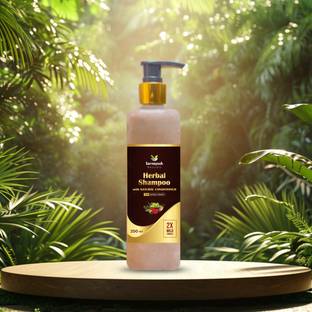 SARVAYUSH NATURALS Herbal Shampoo With Natural Conditioner to Control Hair Fall & Dandruff