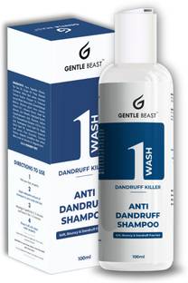 Gentle Beast 1 Wash Anti Dandruff Shampoo | Instantly Clears Away Dandruff Flakes