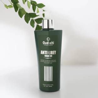 Guduchi Anti Grey Shampoo (Restores Original Hair Color and Fights Grey Hair)