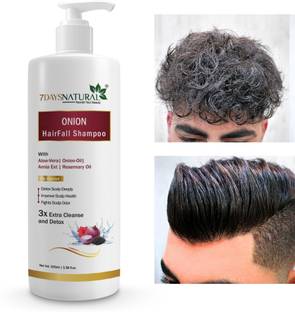 7 Days Premium RED ONION OIL Herbal Shampoo For Faster Hair Growth Men & Women 100 ml